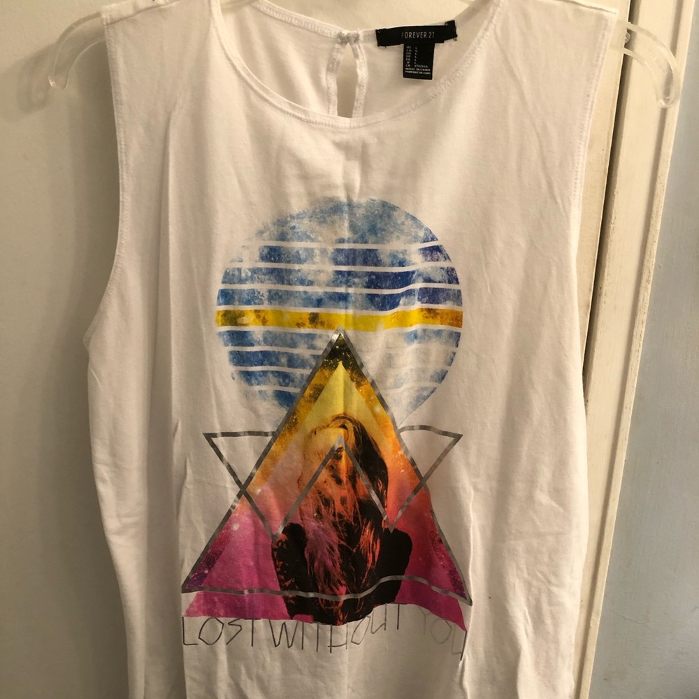 Sleeveless Graphic Tee